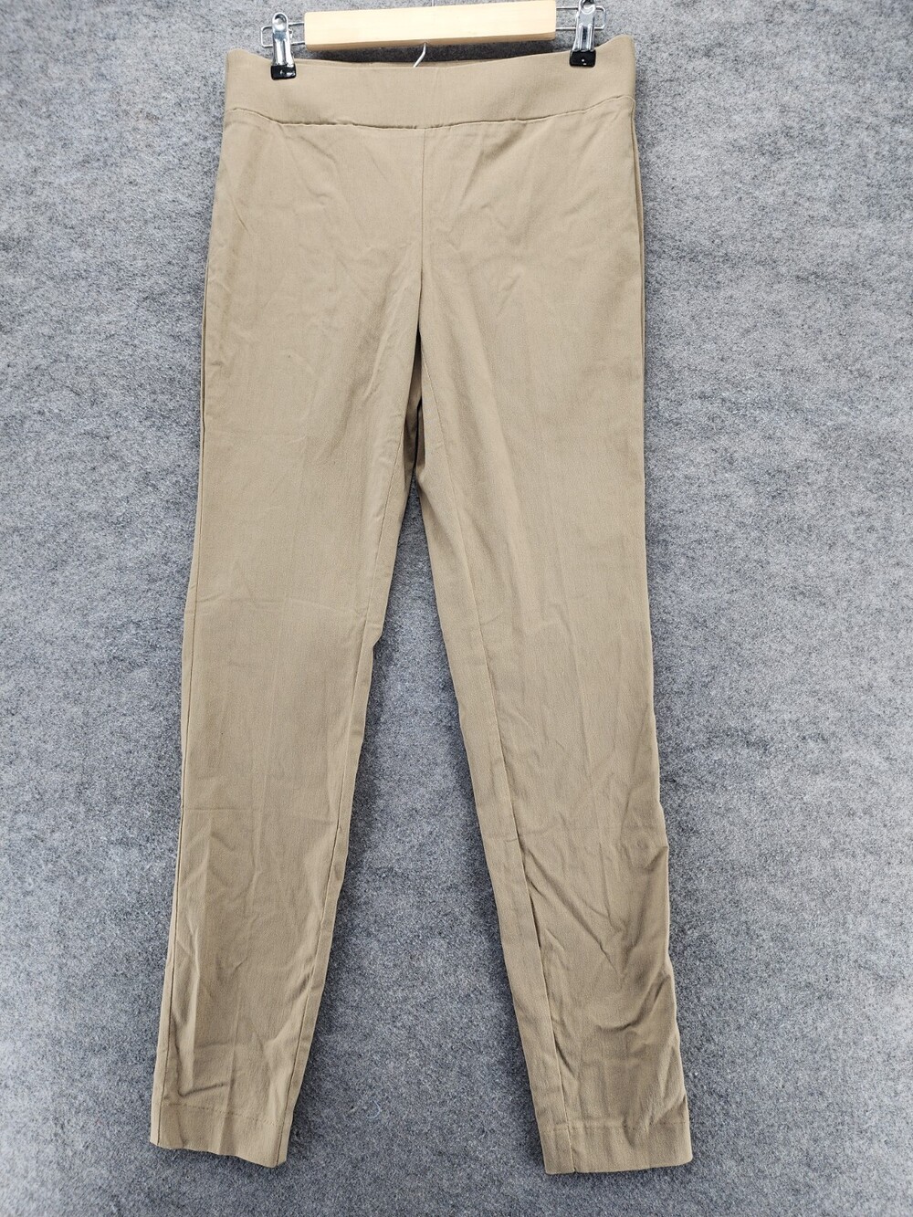Satinato Pants Womens 4 Pull On Brown Mid Rise